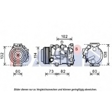 852639N AKS DASIS Компрессор, кондиционер