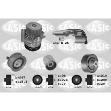 3906001 SASIC Водяной насос + комплект зубчатого ремня