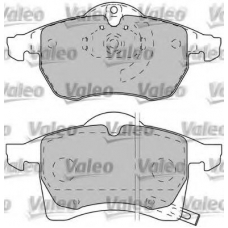 540945 VALEO Комплект тормозных колодок, дисковый тормоз