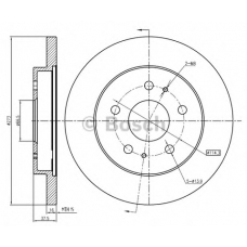 0 986 BB4 330 BOSCH Тормозной диск