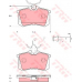 GDB1415 TRW Комплект тормозных колодок, дисковый тормоз