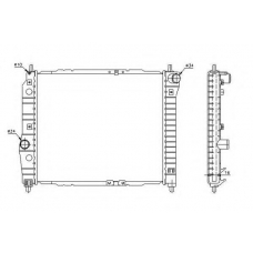53637 NRF Радиатор, охлаждение двигателя