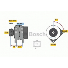 0 986 081 270 BOSCH Генератор