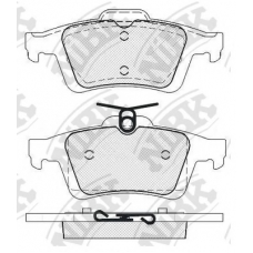 PN2702 NiBK Комплект тормозных колодок, дисковый тормоз