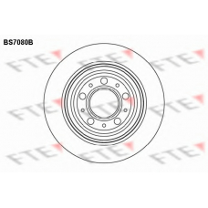 BS7080B FTE Тормозной диск