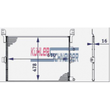 2920031 KUHLER SCHNEIDER Конденсатор, кондиционер