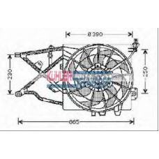 0680211 KUHLER SCHNEIDER Вентилятор, охлаждение двигателя