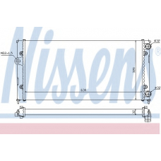 651931 NISSENS Радиатор, охлаждение двигателя