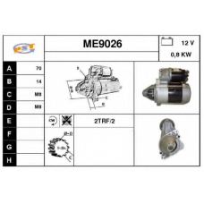 ME9026 SNRA Стартер