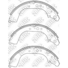 FN2305 NiBK Комплект тормозных колодок