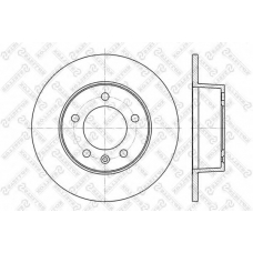 6020-3643-SX STELLOX Тормозной диск