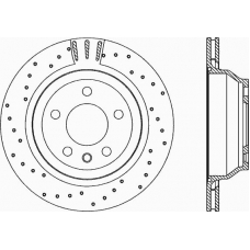 BDRS2220.25 OPEN PARTS Тормозной диск