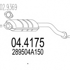 04.4175 MTS Катализатор