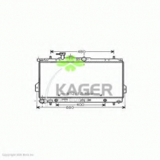 31-2671 KAGER Радиатор, охлаждение двигателя
