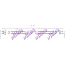 H4525 Brovex-Nelson Тормозной шланг