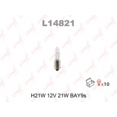L14821 LYNX L14821 h21w 12v 21w bay9s лампа автомоб. lynx