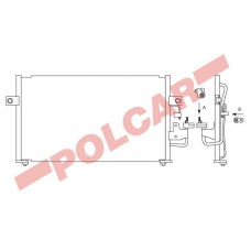 4010K8C2 POLCAR Skraplacze klimatyzacji