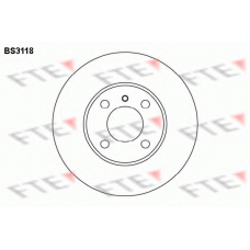 BS3118 FTE Тормозной диск