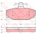 GDB1377 TRW Комплект тормозных колодок, дисковый тормоз