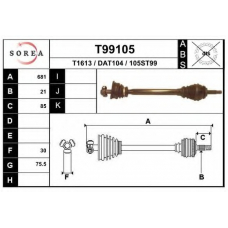 T99105 EAI Приводной вал