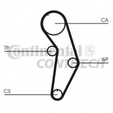 CT908WP2 CONTITECH Водяной насос + комплект зубчатого ремня