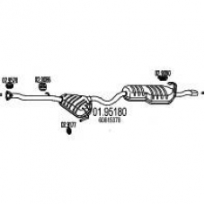 01.95180 MTS Глушитель выхлопных газов конечный