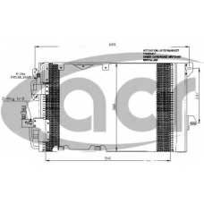 300463 ACR Конденсатор, кондиционер