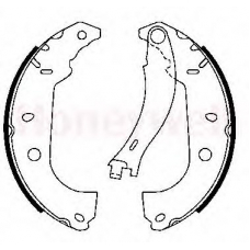 362325B BENDIX Комплект тормозных колодок