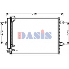 042018N AKS DASIS Конденсатор, кондиционер