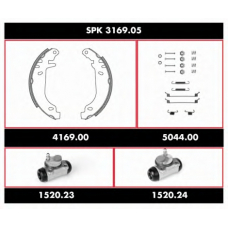 SPK 3169.05 ROADHOUSE Комплект тормозов, барабанный тормозной механизм