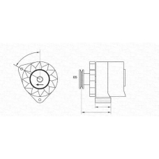 943356602010 MAGNETI MARELLI Генератор