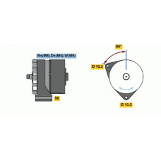 6 033 GB3 045 BOSCH Генератор