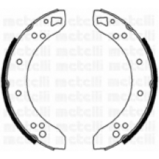 53-0101 METELLI Комплект тормозных колодок