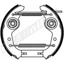 6063 TRUSTING Комплект тормозных колодок