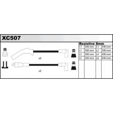 XC507 QUINTON HAZELL Комплект проводов зажигания
