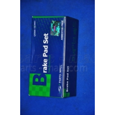 PKB-012-S Parts mall Комплект тормозных колодок, дисковый тормоз