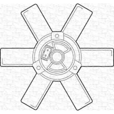 069422220010 MAGNETI MARELLI Вентилятор, охлаждение двигателя