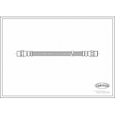 19018649 CORTECO Тормозной шланг