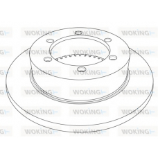 NSA1214.10 WOKING Тормозной диск