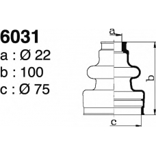 6031 DEPA Комплект пылника, приводной вал