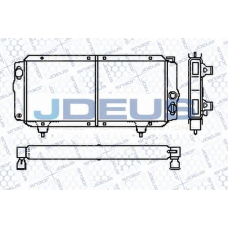 RA0210000 JDEUS Радиатор, охлаждение двигателя