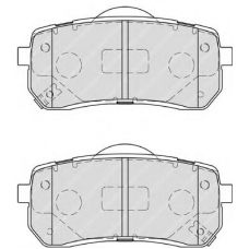 FDB4114 FERODO Комплект тормозных колодок, дисковый тормоз