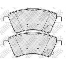 PN9803 NiBK Комплект тормозных колодок, дисковый тормоз