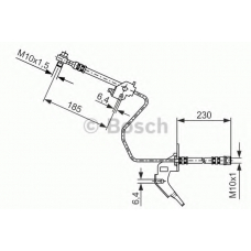 1 987 476 200 BOSCH Тормозной шланг