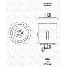 213908606500 MAGNETI MARELLI Фильтр топливный