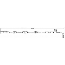 WI0762 BREMSI Сигнализатор, износ тормозных колодок