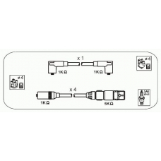 ABM60 JANMOR Комплект проводов зажигания