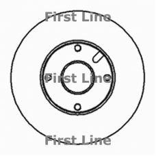 FBD058 FIRST LINE Тормозной диск