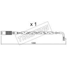 SU.206 TRUSTING Сигнализатор, износ тормозных колодок