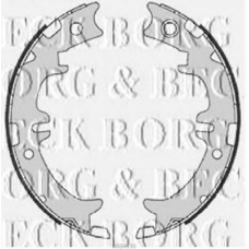 BBS6330 BORG & BECK Комплект тормозных колодок